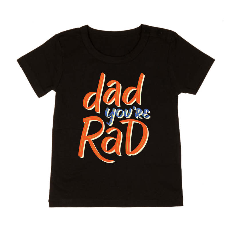 MLW By Design - Dad You're Rad Tee | Black or White