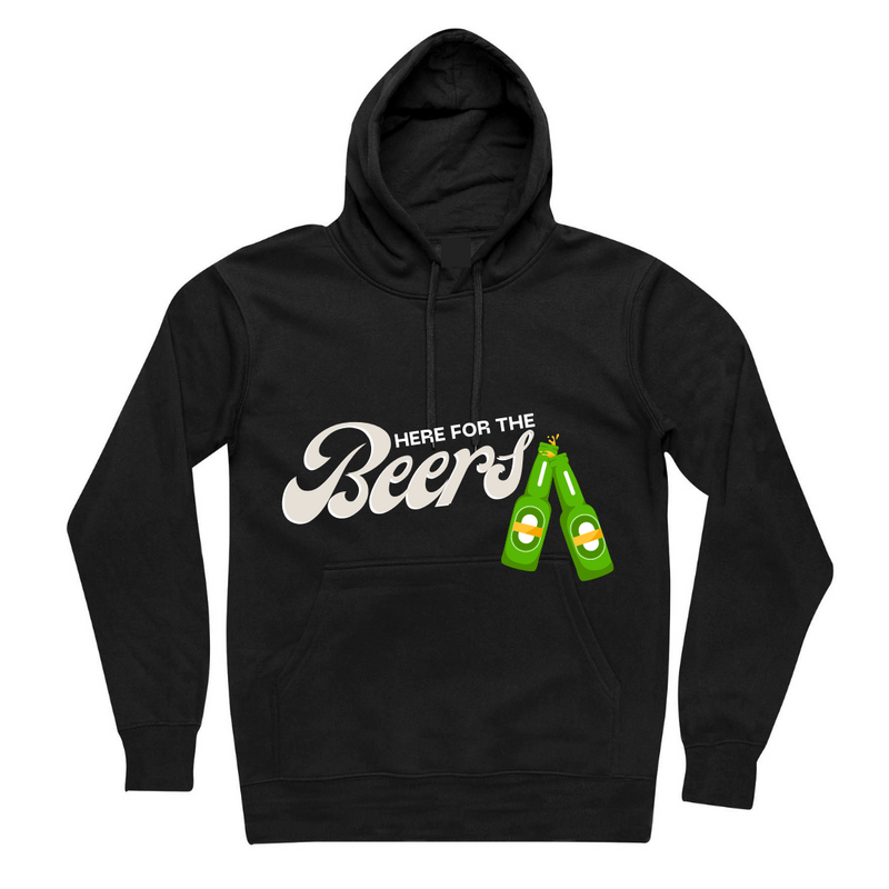 MLW By Design - Here For The Beers Adult Hoodie