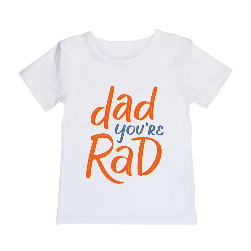 MLW By Design - Dad You're Rad Tee | Black or White