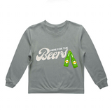 MLW By Design - Here For The Beers Adult Crew | Various Colours