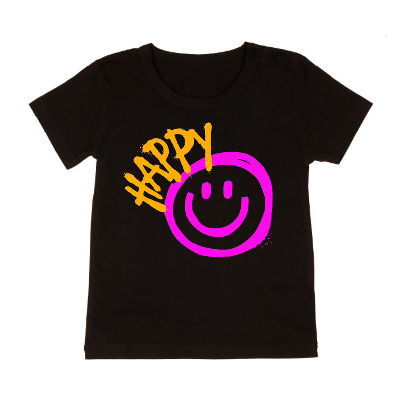 MLW By Design - Happy Graffiti Tee | White or Black