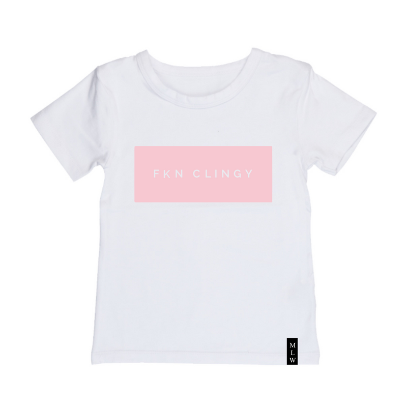 MLW By Design - FKN CLINGY™ Tee | Pink Print | Black or White
