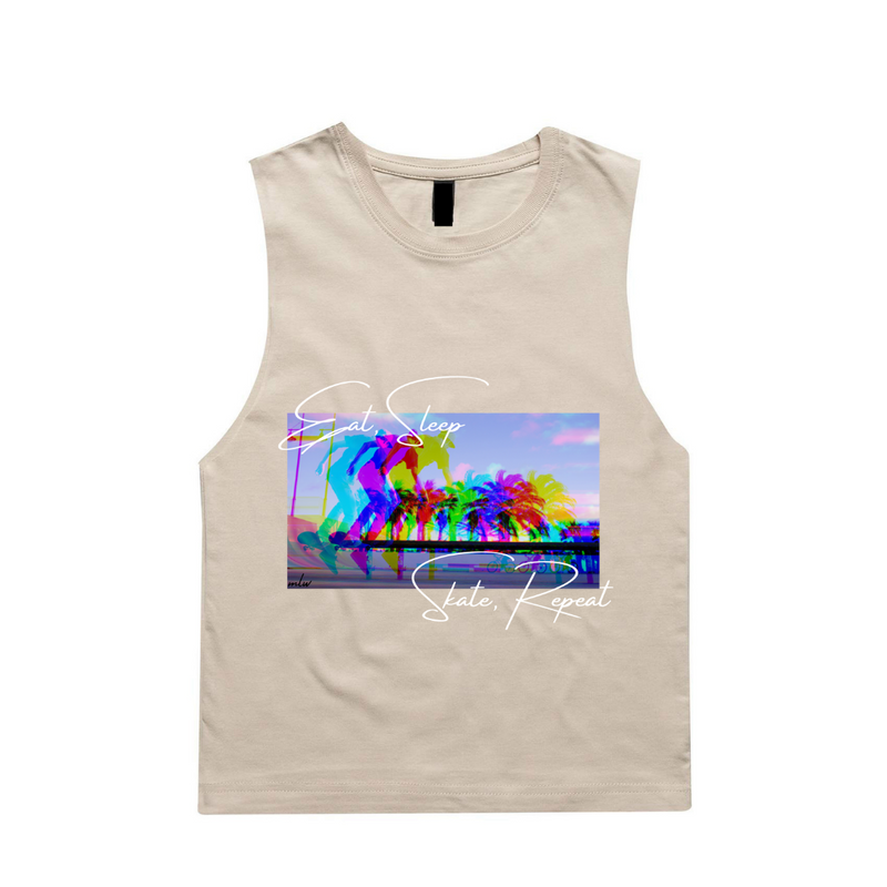 MLW By Design - Eat Sleep Skate Repeat Tank | Various Colours