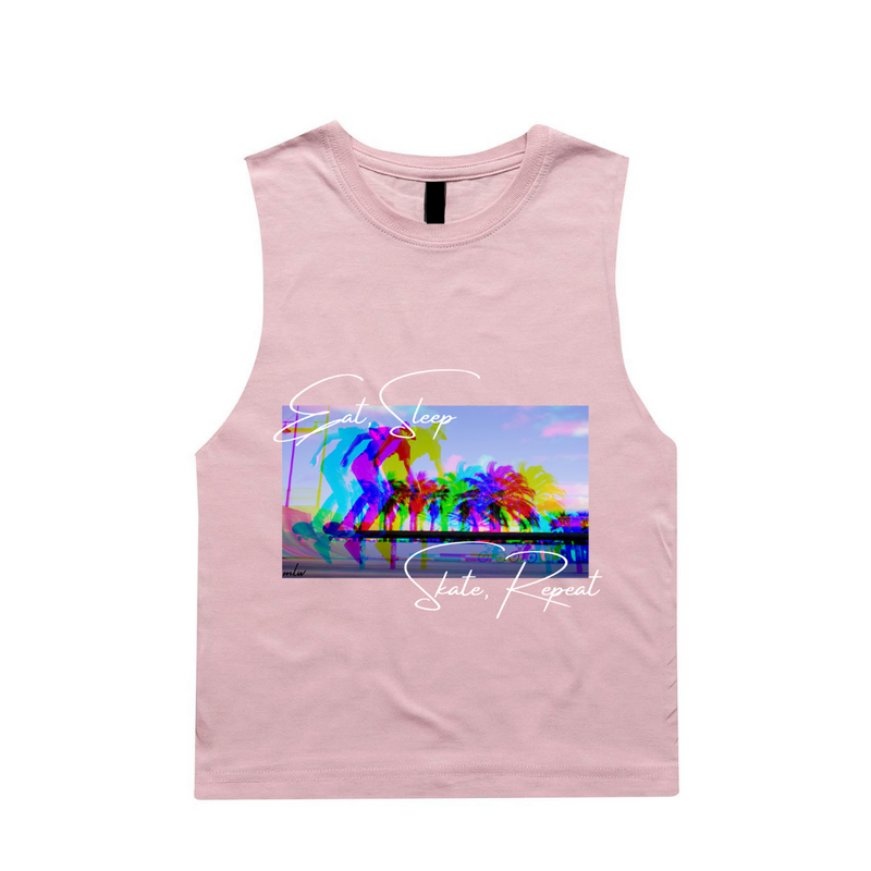 MLW By Design - Eat Sleep Skate Repeat Tank | Various Colours