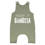 MLW By Design - Keep It Gangsta Slouch Romper | Black or Sage