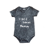 MLW By Design - Like Mama Stonewash Bodysuit | Black or Sand