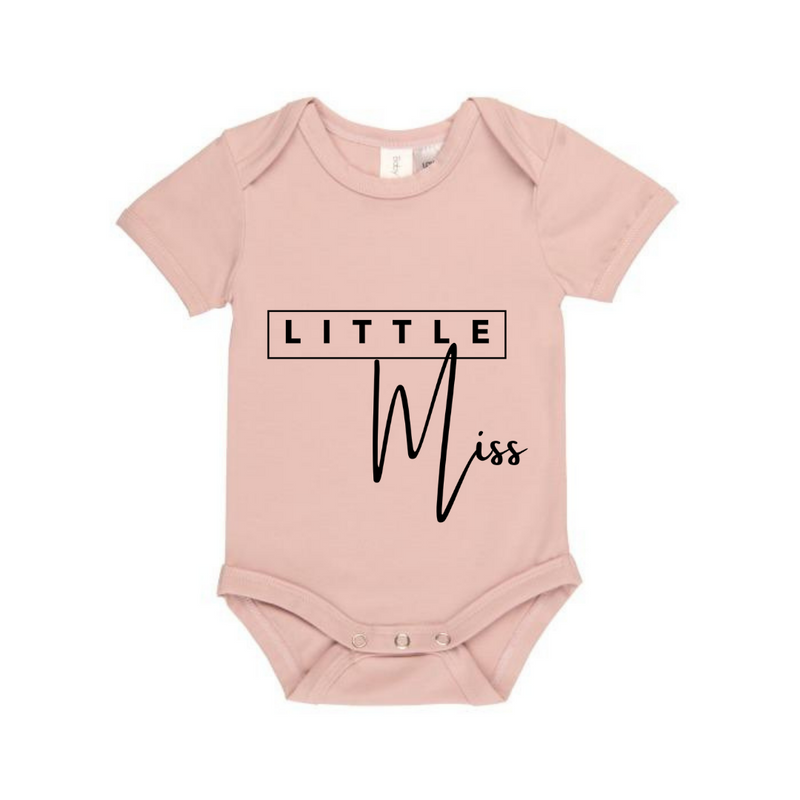 MLW By Design - Little Miss Bodysuit | Rose Quartz