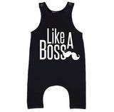 MLW By Design - Like A Boss Slouch Romper | Black or Sage