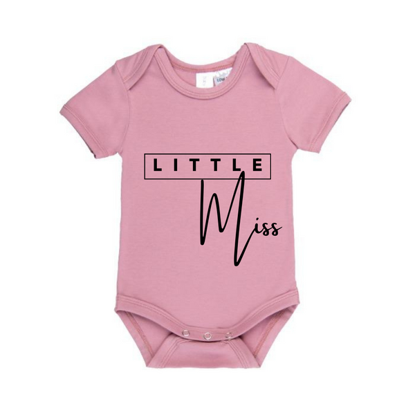 MLW By Design - Little Miss Bodysuit | Rose Quartz