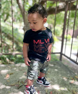 MLW By Design - Red MLW Stamped Tee | Black or White