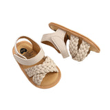 Summer Braided Sandals - Beige