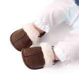 Fluffy Baby Slides -  Cacao