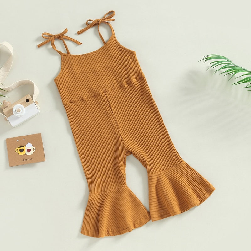 Sia Flare Jumpsuit - Brown