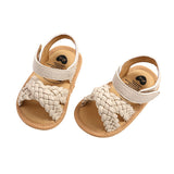 Summer Braided Sandals - Beige