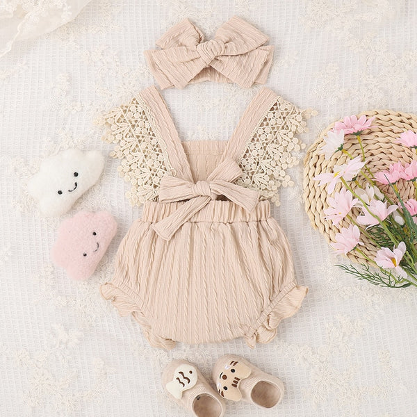 Daphne Romper - Beige