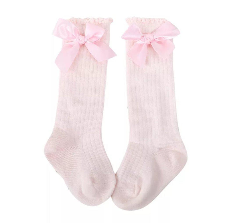 Bow Socks - Pink