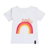 MLW By Design - Rainbow Smile Tee | Black or White