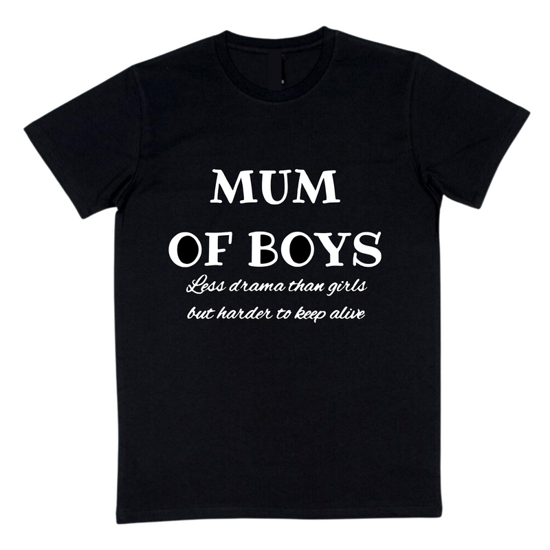 MLW By Design - Mum Of Boys Tee