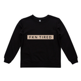 MLW By Design - FKN Tired Adult Crew | Black