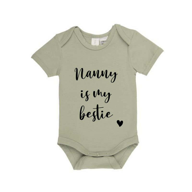 MLW By Design - Nanny Is My Bestie Bodysuit | Various Colours