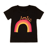 MLW By Design - Rainbow Smile Tee | Black or White