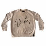 MLW By Design - Vibes Stonewash Jumper | Black or Sand