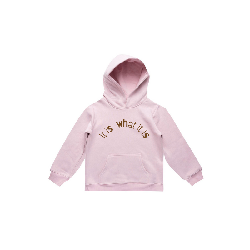 MLW By Design - It Is What It Is Kids Pink Hoodie