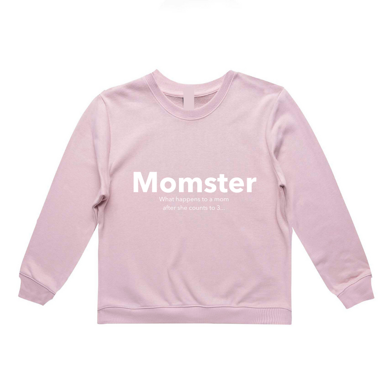 MLW By Design - Momster Adult Crew | Black or Pink