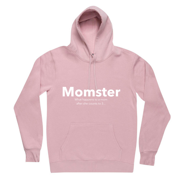 MLW By Design - Momster Adult Hoodie | Black or Pink