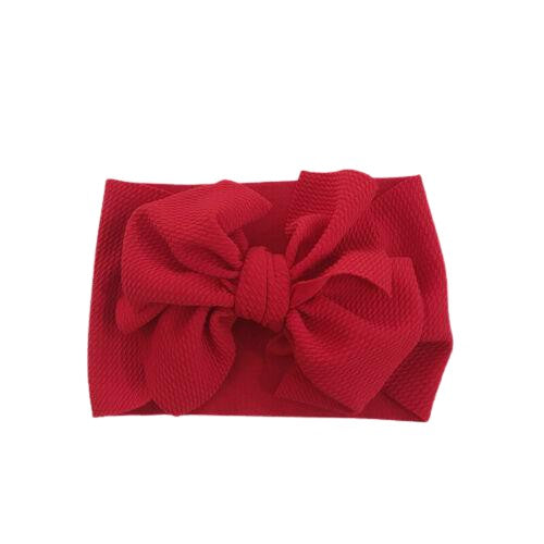 Big Bow Wrap Headband - Red