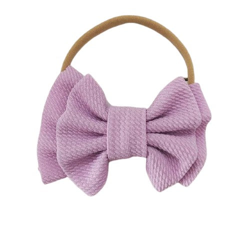 Aria Bow Headband - Purple