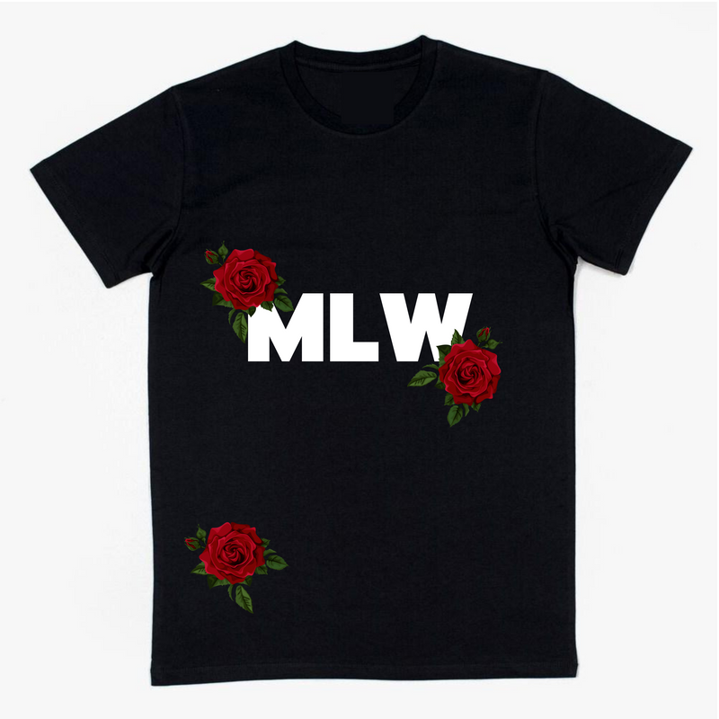 MLW By Design - Rose Mummy Tee | White or Black