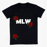 MLW By Design - Rose Dad Tee - White or Black