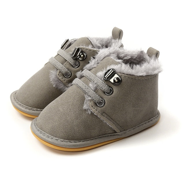 Levi Fluffy Shoes - Grey
