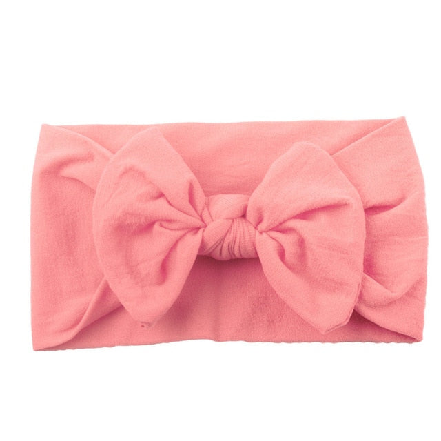 Bow Headband - Dark Peach