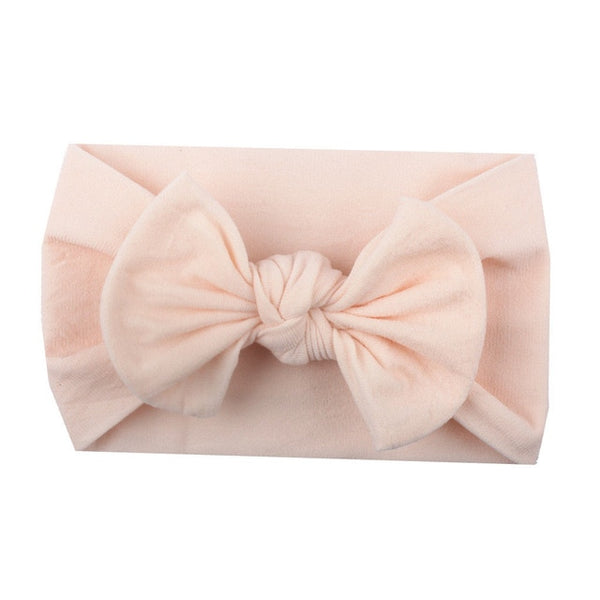 Bow Headband - Light Peach