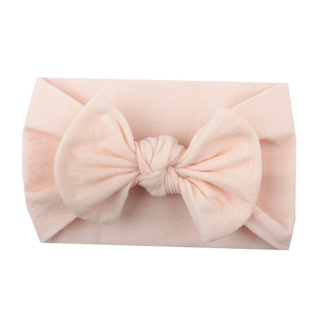 Bow Headband - Light Peach