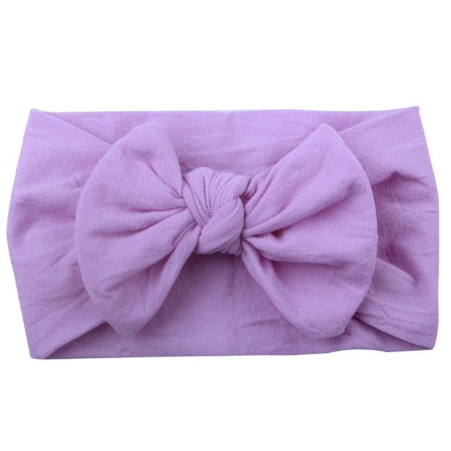 Bow Headband - Purple