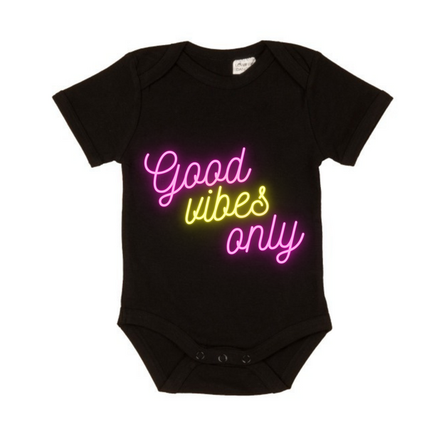 MLW By Design - Neon Good Vibes Bodysuit